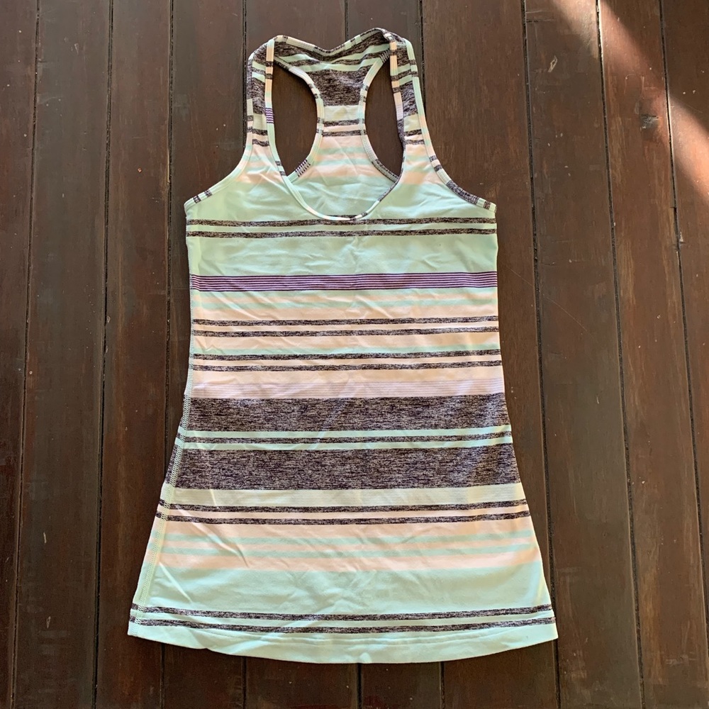 Striped lululemon tank